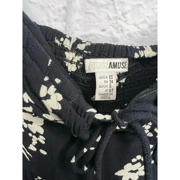 AMUSE SOCIETY Regency Off the Shoulder Midi Dress Floral Print size XS - Picture 9 of 11